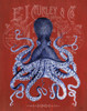 Octopus Prohibition Octopus On Red Poster Print - Funky Fab