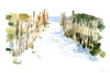 Beach Impressions I Poster Print - Emma Caroline