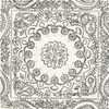 BandW Batik Rosette II Poster Print - Chariklia Zarris