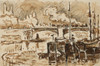 Paris, le pont de Grenelle  Poster Print by Paul Signac