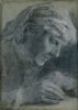 Portrait of an Artist Drawing  Poster Print by Thomas Frye