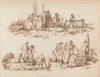 Fishermen Poster Print by William Henry Pyne