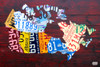 Canada License Plate Map Poster Print by Design Turnpike (36 x 24) - Item # PDTDT017
