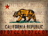 California State Flag License Plate Art Poster Print by Design Turnpike (32 X 24) - Item # PDTDT016