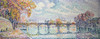 Le pont des Arts  Poster Print by Paul Signac