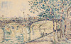 Paris, le Pont des Arts  Poster Print by Paul Signac