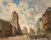 Le march√© √† Pont-Audemer Poster Print by Frank Myers Boggs