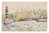 Groix, le phare  Poster Print by Paul Signac