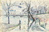 Paris, Le Pont Des Arts  Poster Print by Paul Signac