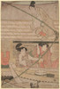 Fishing with a Four-Armed Scoop-net    Poster Print by Kitagawa Utamaro