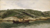 Three Men in a Rowing Boat  Poster Print by Nikolai Ulfsten