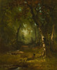 Landscape With Huntsman  Poster Print by George Inness