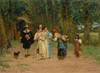 The fortune teller  Poster Print by Adrien Moreau