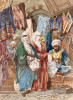 The Silk Bazaar Poster Print by Amadeo Preziosi