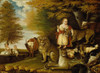 Peaceable Kingdom Poster Print by Edward Hicks