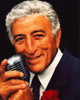 Tony Bennett Close Up With Microphone Photo Print