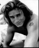 Jaason Simmons Headshot Shirtless Black And White Photo Print