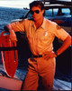 David Hasselhoff In Uniform With Lifguard Float For Baywatch Photo Print