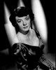 Maggie Smith Headshot In Long Sleeve Dress Black And White Photo Print