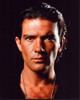 Antonio Banderas Headshot In Black With Silver Necklace Photo Print