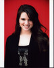 Katie Stevens Headshot In Black Sweater Red Background Photo Print
