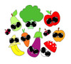 Cute Fruit Poster Print by Melissa Corsari (20 x 18) - Item # PAIMC0019