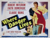 Where Danger Lives Movie Poster (17 x 11) - Item # MOV415083