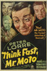 Think Fast Mr. Moto Peter Lorre 1937 Tm And Copyright ??20Th Century Fox Film Corp. All Rights Reserved / Courtesy: Everett Collection. Movie Poster Masterprint - Item # VAREVCM4DTHFAFE001H