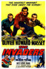 The Invaders Us Poster Top Left: Leslie Howard Laurence Olivier Raymond Massey Bottom Left: Laurence Olivier Glynis Johns 1941 Movie Poster Masterprint - Item # VAREVCMCDINVAEC038H