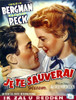 Spellbound From Left: Gregory Peck Ingrid Bergman On Belgian Poster Art 1945. Movie Poster Masterprint - Item # VAREVCMCDSPELEC003H