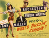 What'S Buzzin' Cousin? Ann Miller Freddy Martin Eddie Anderson 1943 Movie Poster Masterprint - Item # VAREVCMSDWHBUEC002H