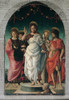 Girolamo Da Cremona Salvator Mundi And Saints 15Th Century Tempera On Board Italy Lazio Viterbo Duomo Everett CollectionMondadori Portfolio Poster Print - Item # VAREVCMOND033VJ658H