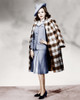 Ann Miller Wearing Light Blue Skirt Suit And Plaid Overcoat 1941 Photo Print - Item # VAREVCP8DANMIEC004H