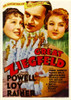 The Great Ziegfeld From Left: Luise Rainer William Powell Myrna Loy On Midget Window Card 1936 Movie Poster Masterprint - Item # VAREVCMCDGRZIEC003H