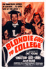 Blondie Goes To College Us Poster Art From Left: Arthur Lake Larry Simms Penny Singleton 1942 Movie Poster Masterprint - Item # VAREVCMCDBLGOEC063H