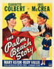 The Palm Beach Story L-R: Rudy Vallee Claudette Colbert Joel Mccrea Bottom: Mary Astor On Window Card 1942. Movie Poster Masterprint - Item # VAREVCMCDPABEEC009H