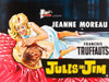 Jules And Jim L-R: Henri Serre Jeanne Moreau On British Poster Art 1962. Movie Poster Masterprint - Item # VAREVCMCDJUANEC085H