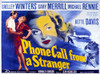 Phone Call From A Stranger Bette Davis 1952. Tm And Copyright 20Th Century Fox Film Corp. All Rights Reserved. Courtesy: Everett Collection. Movie Poster Masterprint - Item # VAREVCMSDPHCAFE001H