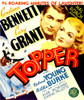 Topper From Left: Cary Grant Constance Bennett On Window Card 1937 Movie Poster Masterprint - Item # VAREVCMCDTOPPEC001H