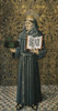 Saint Anthony Of Padua. 15Th C. Valencian School. Gothic Art. Tempera On Wood. Spain. Pamplona. Navarra Museum. Proc: Spain. Calatayud. ?? Aisa/Everett Collection Poster Print - Item # VAREVCFINA050AH185H
