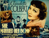 She Married Her Boss Claudette Colbert Melvyn Douglas Michael Bartlett 1935 Movie Poster Masterprint - Item # VAREVCMSDSHMAEC012H