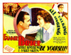 Be Yourself! Center From Left: Robert Armstrong Fanny Brice Top Right: Harry Green 1930. Movie Poster Masterprint - Item # VAREVCMCDBEYOEC008H