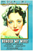 Behold My Wife Sylvia Sidney On Us Poster Art 1934 Movie Poster Masterprint - Item # VAREVCMCDBEMYEC006H