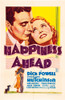Happiness Ahead 'Mini Window Card' Poster Top From Left: Dick Powell Josephine Hutchinson 1934. Movie Poster Masterprint - Item # VAREVCMCDHAAHEC001H