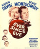 Ever Since Eve Top From Left: Marion Davies Robert Montgomery Lower Left From Top: Frank Mchugh Patsy Kelly Allen Jenkins On Window Card 1937 Movie Poster Masterprint - Item # VAREVCMCDEVSIEC016H