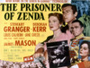 The Prisoner Of Zenda Deborah Kerr Stewart Granger James Mason Jane Greer 1952 Movie Poster Masterprint - Item # VAREVCMSDPROFEC136H
