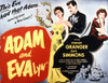 Adam And Evelyne Jean Simmons Stewart Granger Helen Cherry 1949 Movie Poster Masterprint - Item # VAREVCMSDADANEC006H