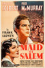 Maid Of Salem Us Poster Art From Left: Claudette Colbert Fred Macmurray 1937 Movie Poster Masterprint - Item # VAREVCMSDMAOFEC215H
