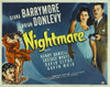 Nightmare Right From Left: Diana Barrymore Brian Donlevy 1942. Movie Poster Masterprint - Item # VAREVCMCDNIGHEC046H