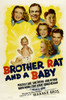 Brother Rat And A Baby Clockwise From Top Left: Priscilla Lane Wayne Morris Eddie Albert Jane Bryan Ronald Reagan Jane Wyman 1940 Movie Poster Masterprint - Item # VAREVCMCDBRRAEC002H
